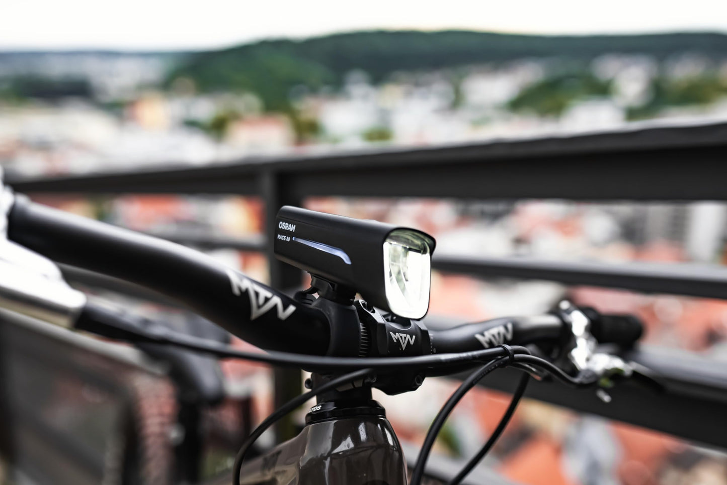OSRAM LEDsBIKE Race 80 Set, rechargeable bicycle light set, StVZO-approved front and rear LED light set, multiple lighting modes, THREE brightness levels, 80 lux - LEDBL102