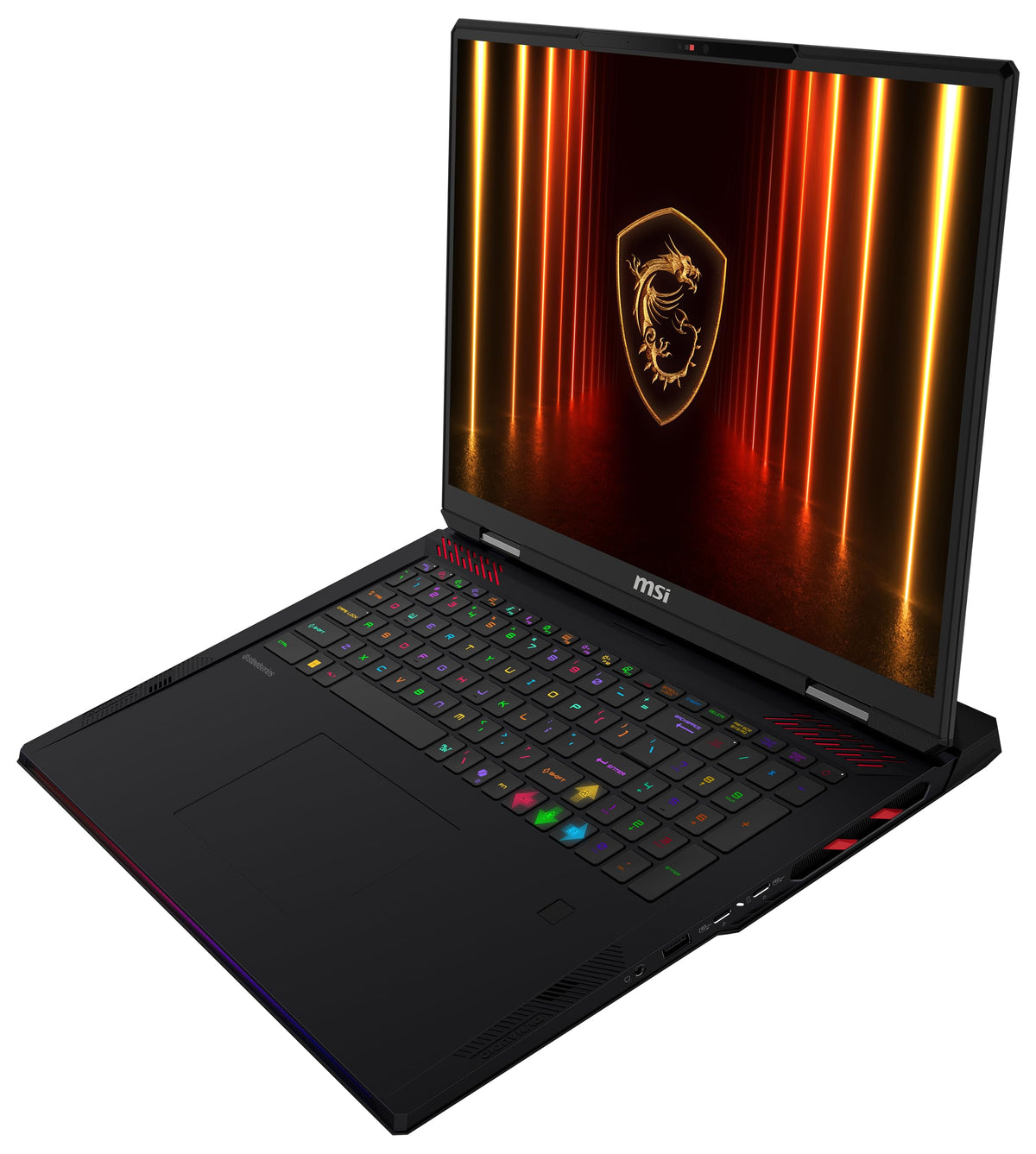 MSI Raider A18 HX Gaming Laptop, 18" UHD+ Mini-LED 120 Hz Display, AMD Ryzen 9 9955HX3D, NVIDIA GeForce RTX 5080, 64 GB DDR5, 2 TB SSD, Windows 11 Home, QWERTZ Keyboard, A9WIG-080 - 00182L-080