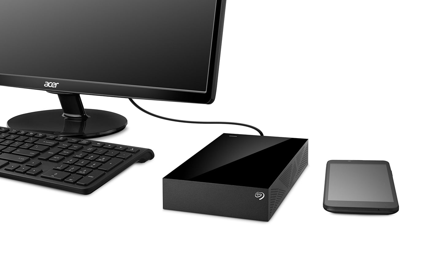 Seagate Desktop Drive 8TB, external hard drive, 3.5 inch, USB 3.0, PC & Notebook, Xbox & PS4, incl. 2 Data Rescue Service (STGY8000400)