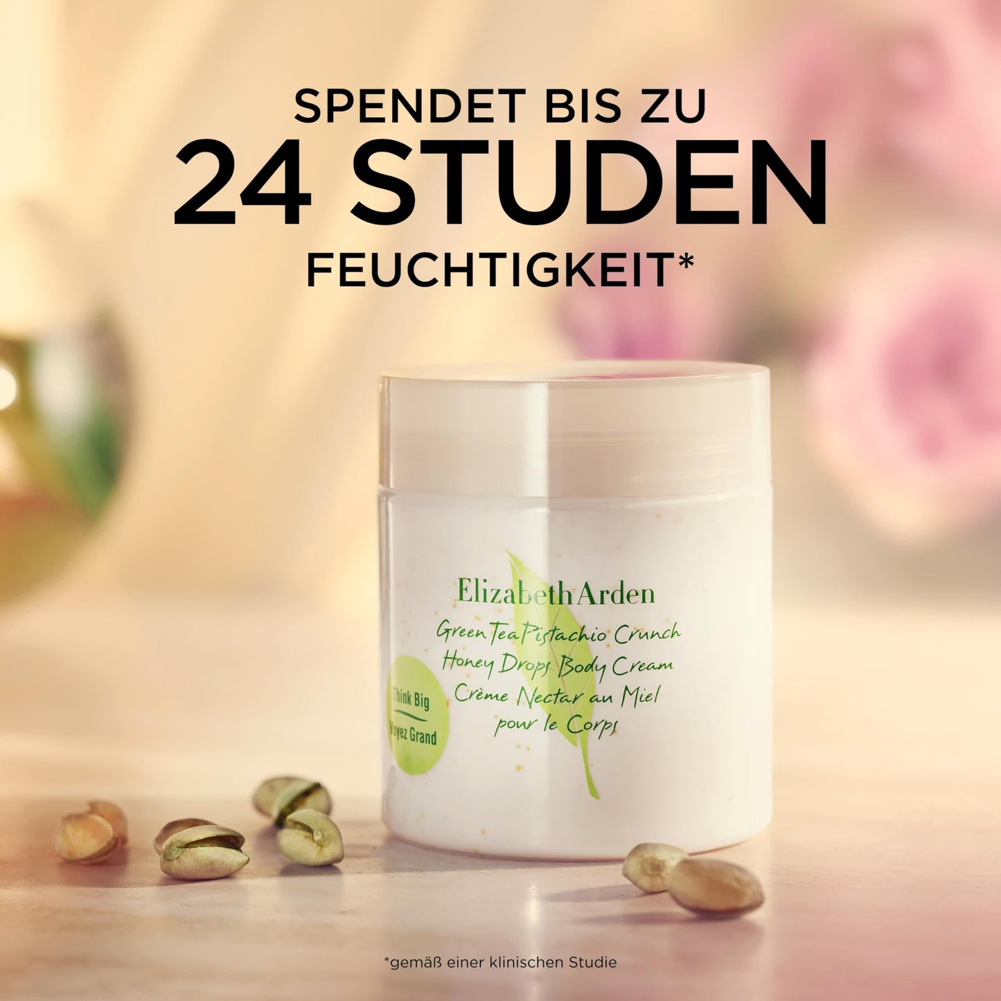 Elizabeth Arden Green Tea Pistachio Crunch Honey Drops, body cream enriched with pistachio, 500 ml - A0137300