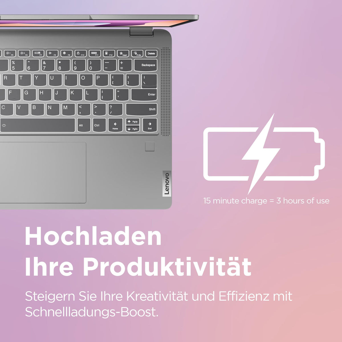 Lenovo IdeaPad Flex Convertible 5 Laptop | Display WUXGA de 14" | AMD Ryzen 7 7730U | 16GB RAM | 512GB SSD | Grafică AMD Radeon | Windows 11 Home | QWERTZ | gri | 3 luni Premium Care - 82XX0003GE