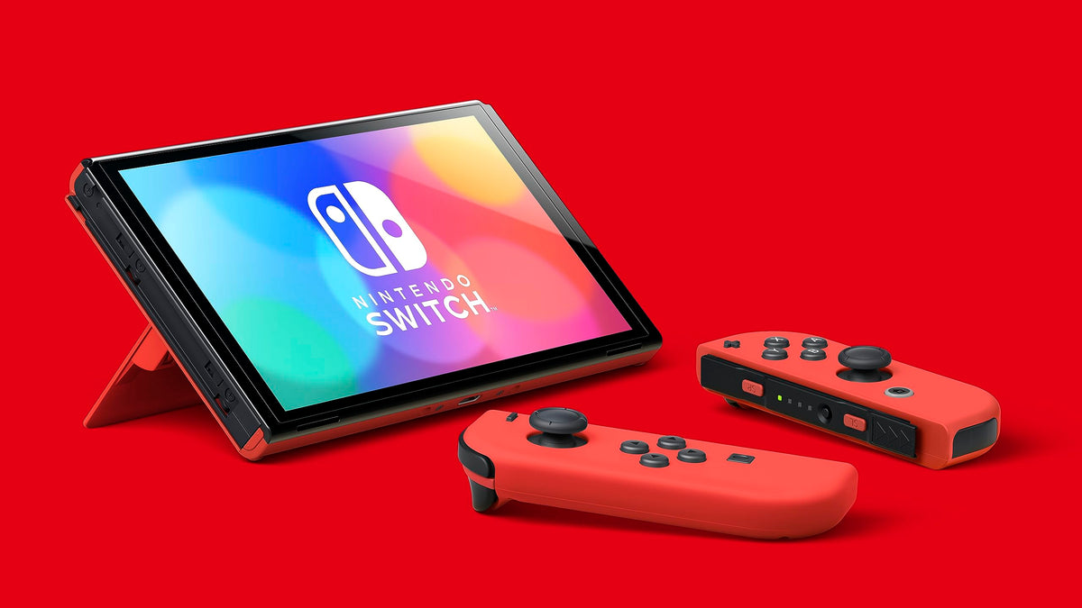 Nintendo Switch (OLED Model) - Mario Edition (red) - 10011772