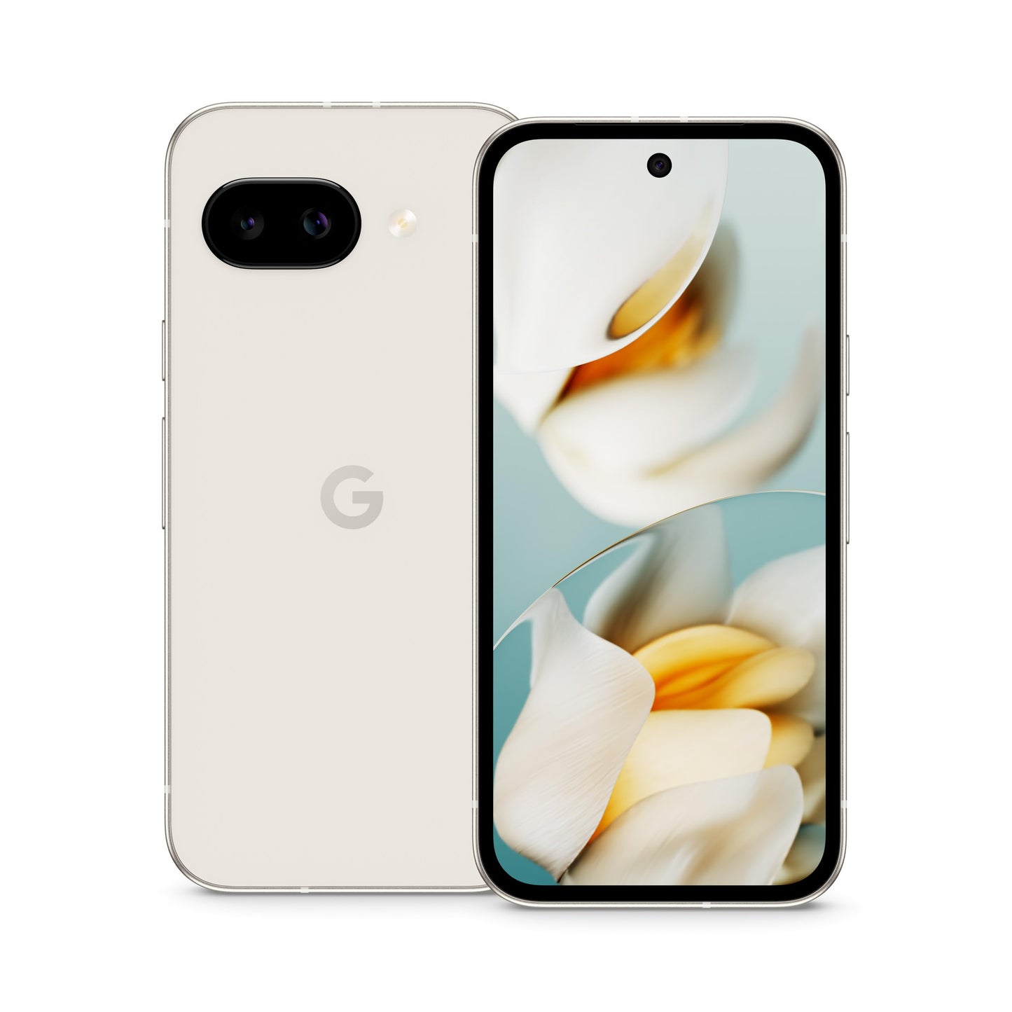 Google Pixel 9a: Android smartphone without SIM lock, with AI camera, 24 hour battery life and powerful security features - Porcelain, 128GB - GA09563-GB