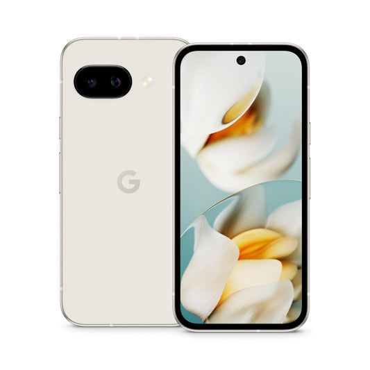 Google Pixel 9a: Android smartphone without SIM lock, with AI camera, 24 hour battery life and powerful security features - Porcelain, 128GB - GA09563-GB
