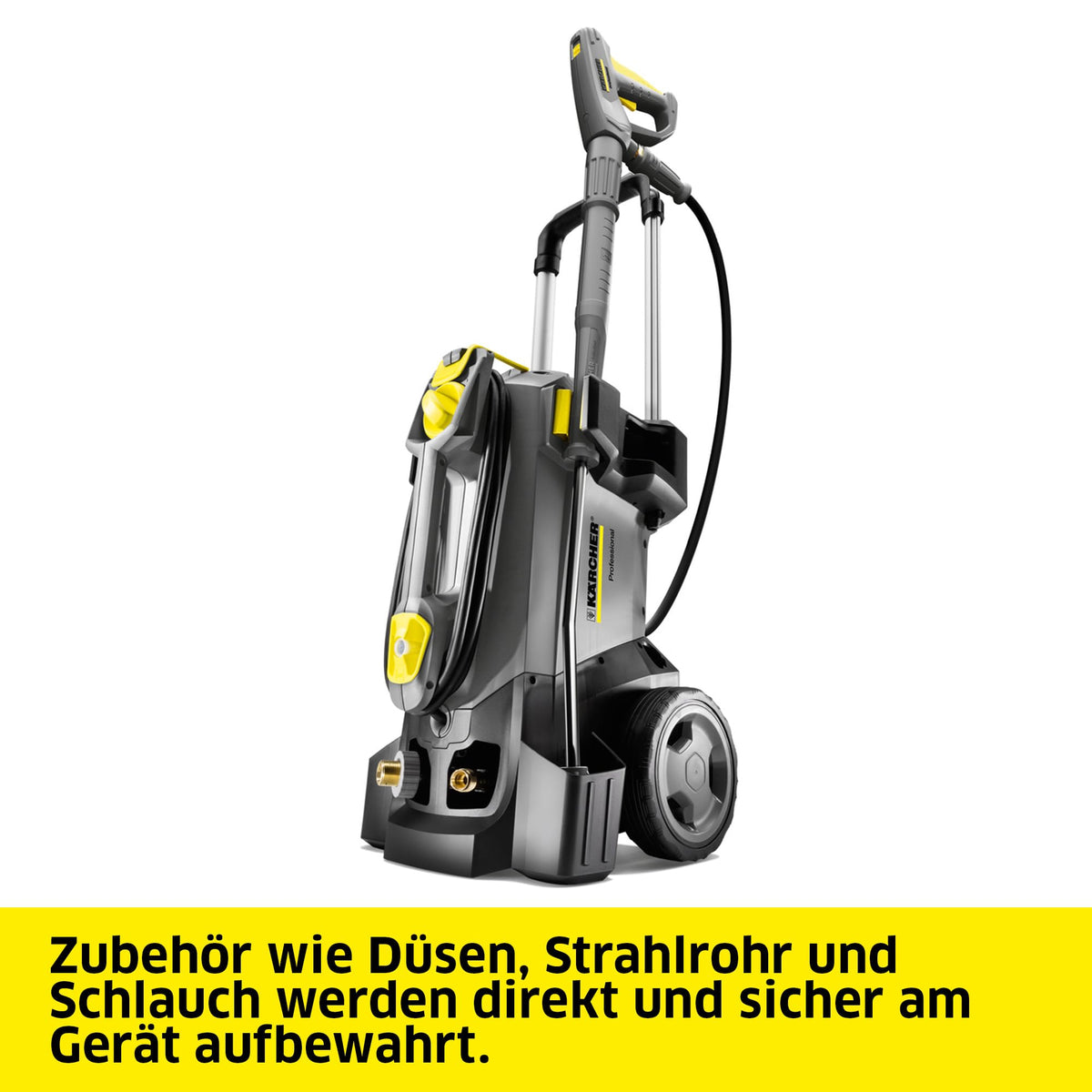 Kärcher Professional Hochdruckreiniger HD 6/13 C Plus, presiune: max. 190 bar, debit: 590 l/H, ușor de transportat, inclusiv pistol de înaltă presiune Easy!Force, duză pentru murdărie. - 1.520-951.0