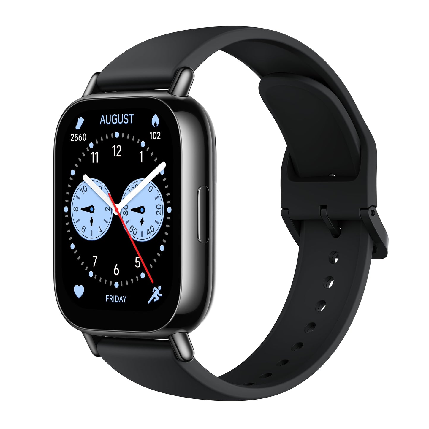 Redmi Watch 5 Lite Smartwatch, 1.96" AMOLED display, 18 days battery, 150+ sports modes, integrated GPS, heart rate and SPO₂ tracking, 5ATM waterproof, always-on display, Bluetooth calls, black