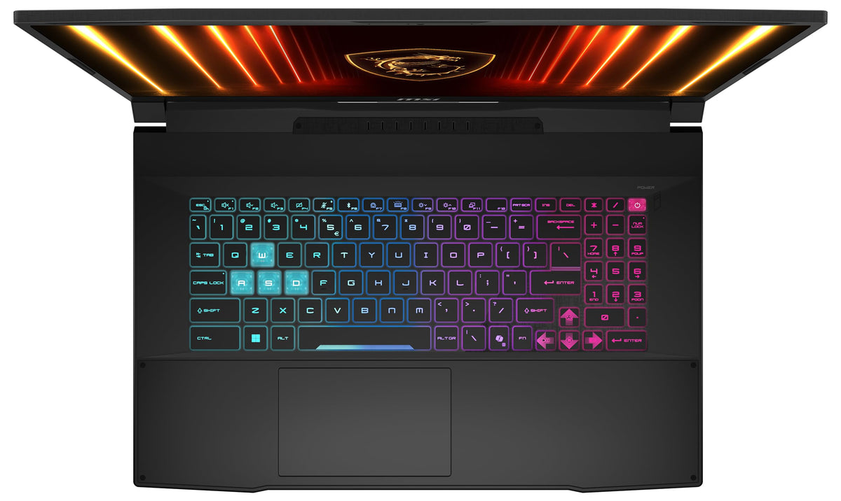 MSI Katana 17 HX, Gaming Laptop, 17.3 inch Full HD, Intel Core i7 14650HX, NVIDIA GeForce RTX 5070, 16 GB DDR5, 1 TB SSD, Windows 11 Home, QWERTZ Keyboard, Black, B14WGK-060 - 0017L7-060