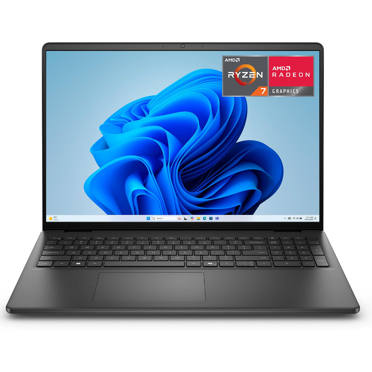 Dell 16 Laptop - AMD Ryzen 7 250, 16GB RAM, 1TB SSD - DDC16255-A220BLK-PDE