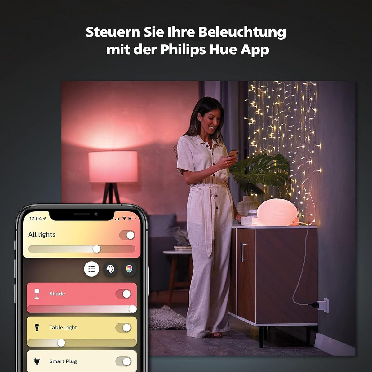 Philips Hue Smart Plug, Tip E, Alb - 929003050901