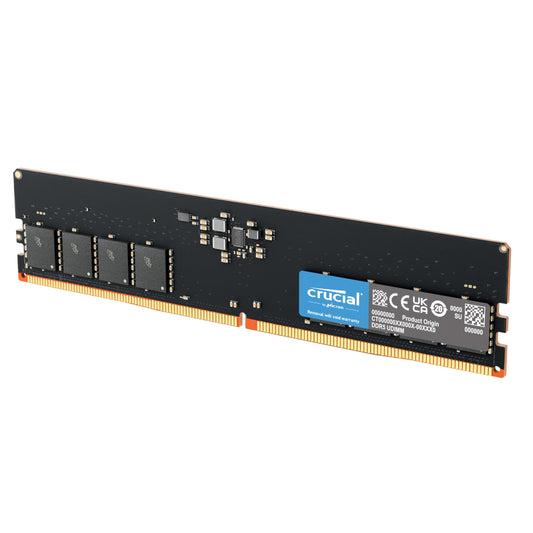 Crucial DDR5 RAM 16GB 5600MHz, memorie RAM pentru PC, (de asemenea 5200MHz / 4800MHz) CL46 - CT16G56C46U5
