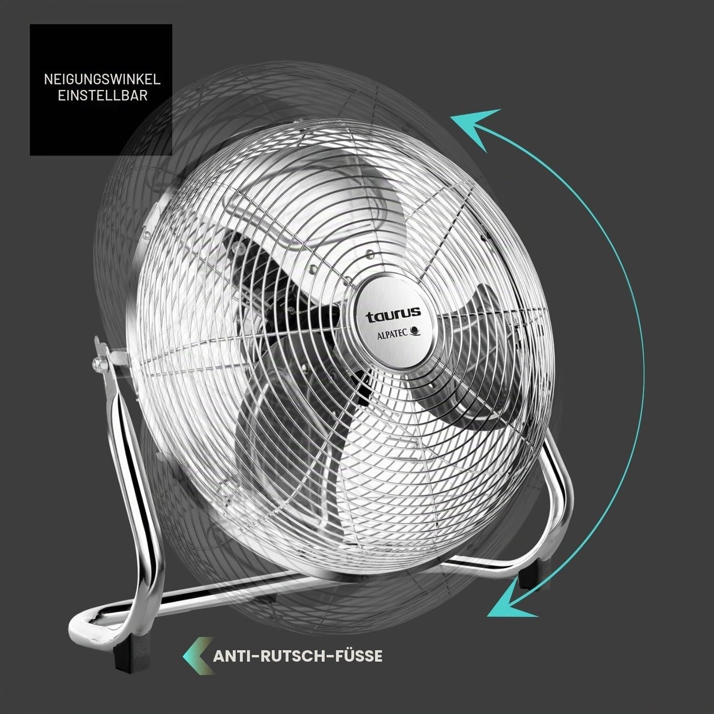 Taurus fan | Alpatec SIROCCO 18 | 120W | 45cm diameter | chrome - 944656000