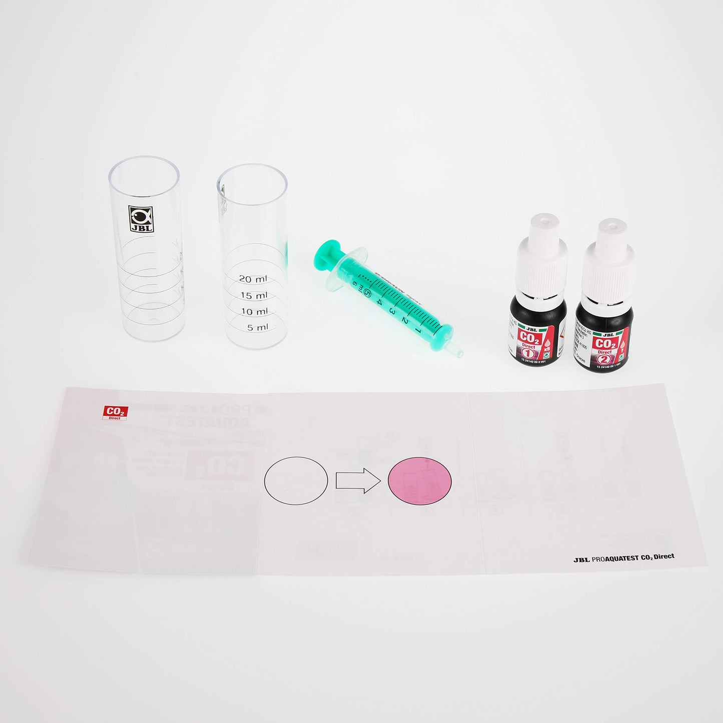 JBL water test set, for freshwater aquariums, ProAquaTest CO2 Direct - 2414000