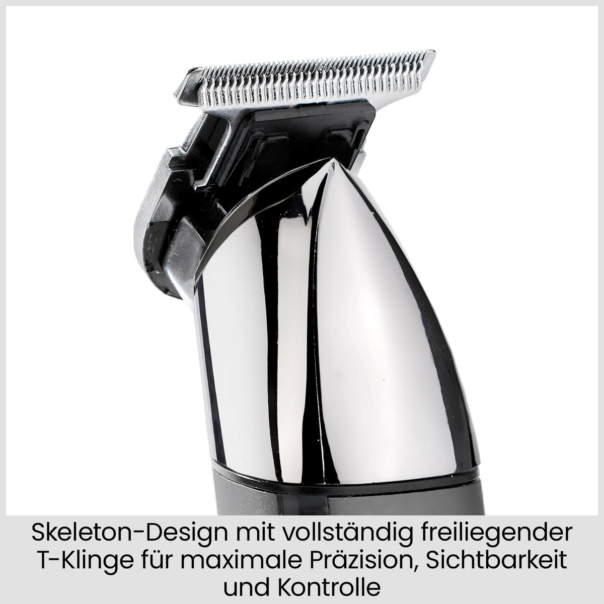BaByliss Super-X Metal Hair & Beard Trimmer – Professional grooming tool with Japanese steel skeleton T-blade, lithium-ion battery, 5 hours of cordless runtime, waterproof, T996E