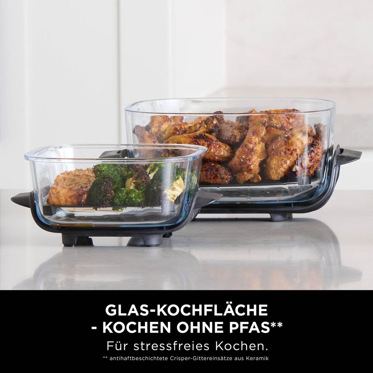 Ninja CRISPi 3,8-l-TempWare-Glasbehälter mit Deckel, XSKLIDPLTEUUK