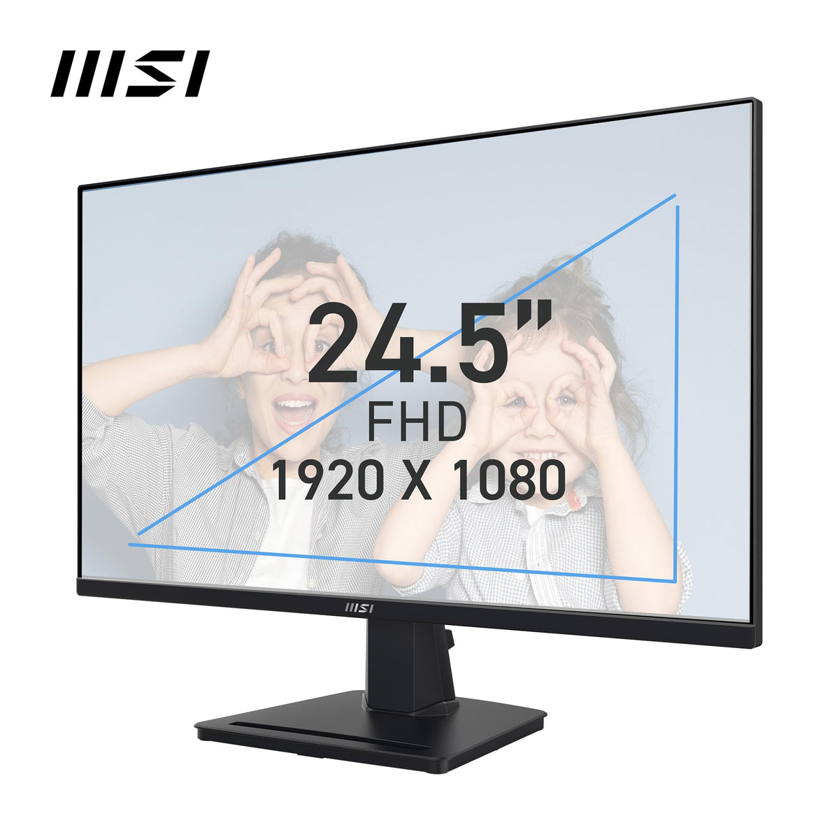 MSI PRO MP252, Monitor IPS, 24.5" FHD, 100 Hz - 9S6-3PC4CT-001
