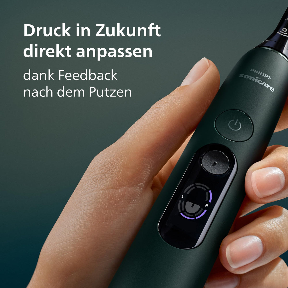 Philips Sonicare Next-Generation DiamondClean 8000 electric toothbrush – with smart pressure control and 15 settings - HX8312/14