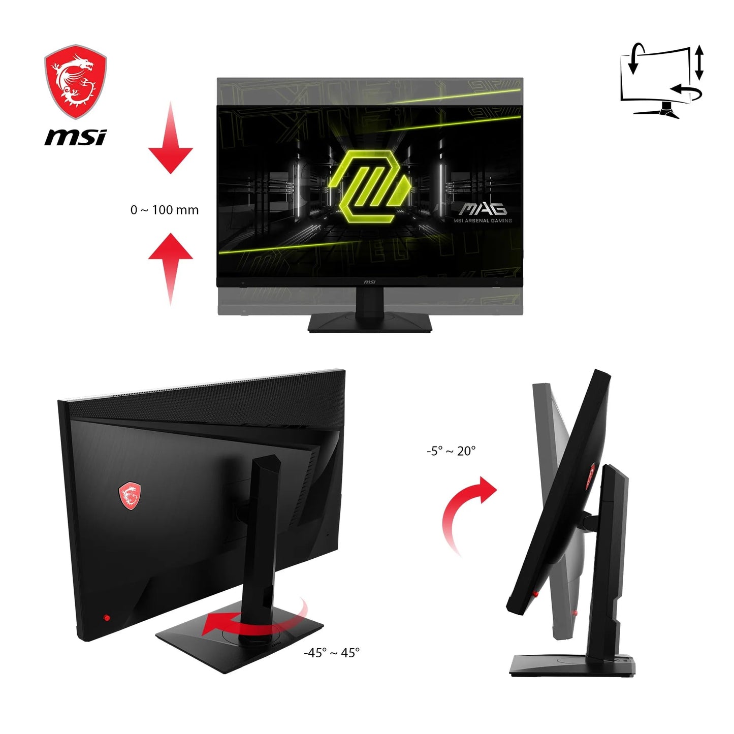 Msi MAG 322UPF 32" 4K (9S6-3DC79T-011)