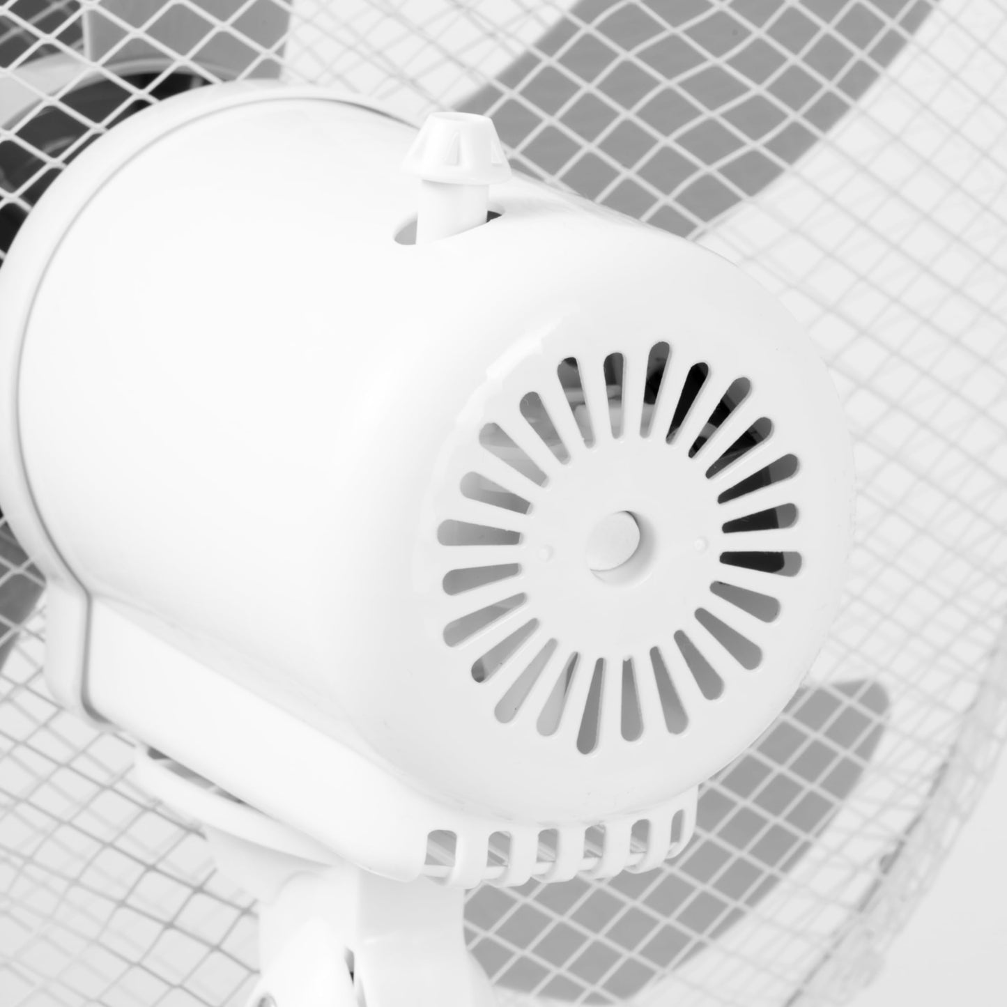 Grunkel - 16" pedestal fan with 3 speed levels and height adjustment - FAN-G165X - leaf base with 62 cm diameter and 3 semi-transparent blades - 50 W - white - FAN-165XNG
