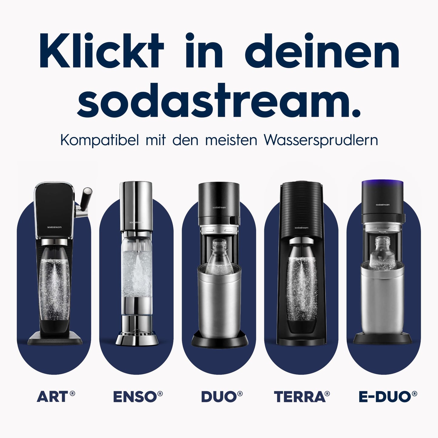 sodastream Fizz & Go stainless steel soda bottle 0.9 l, double-walled insulated thermos bottle, keeps hot & cold, for carbonated drinks, compatible with DUO, TERRA, ART, ENSO & more, Blueberry - 1062414440