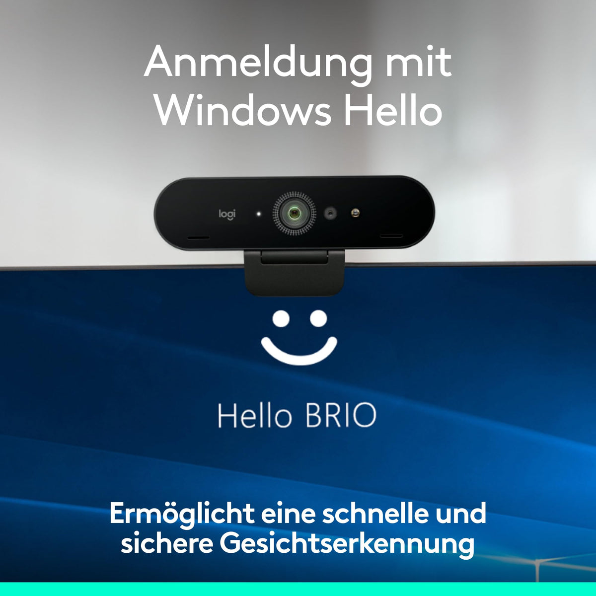Logitech Brio 4K-Webcam pentru afaceri - 960-001746