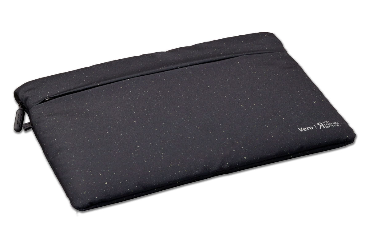 Acer Vero Husa pentru laptop - Geantă pentru laptop de 15.6 inch, Notebook, Tabletă, Geantă pentru laptop, din 100% material RPET, protecție împotriva murdăriei și a daunelor prin șoc, buzunar frontal, negru - GP.BAG11.02X