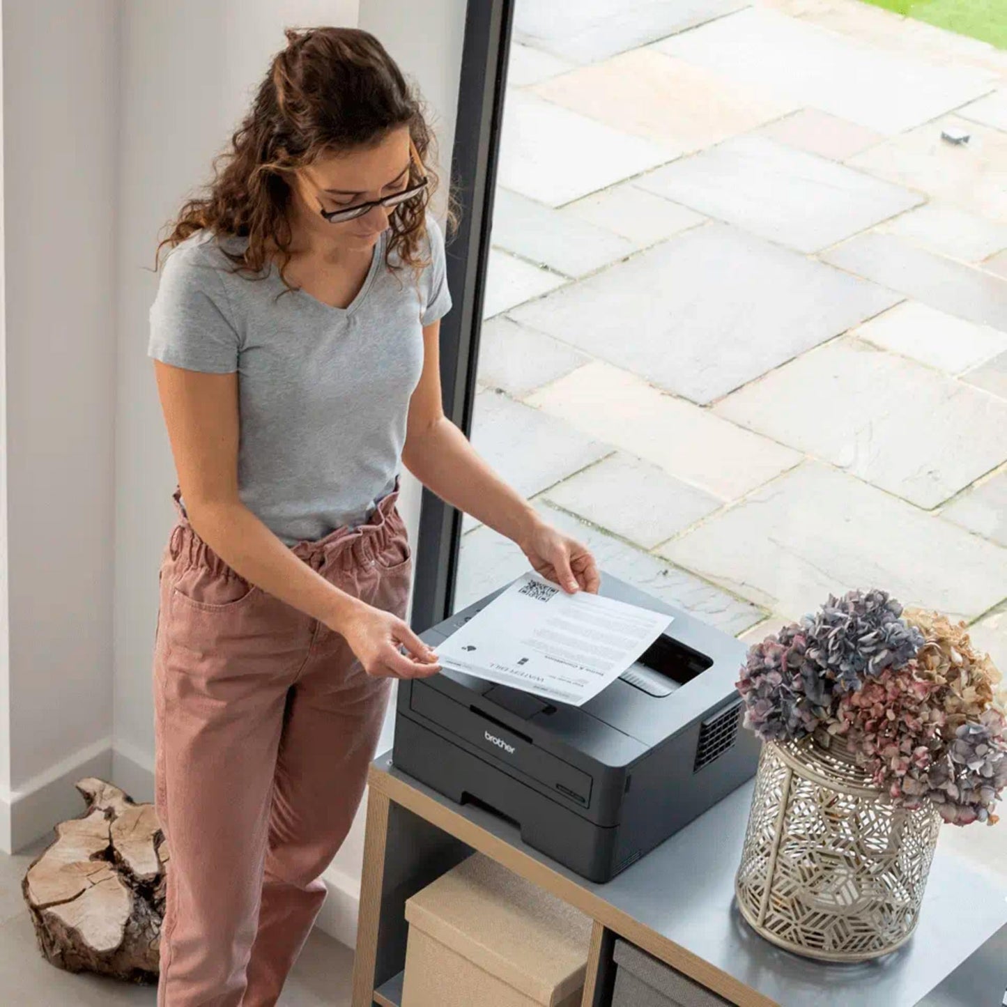 Brother HL-L2400DWE laser printer A4 black and white WLAN with automatic duplex printing LC display - HLL2400DWERE1