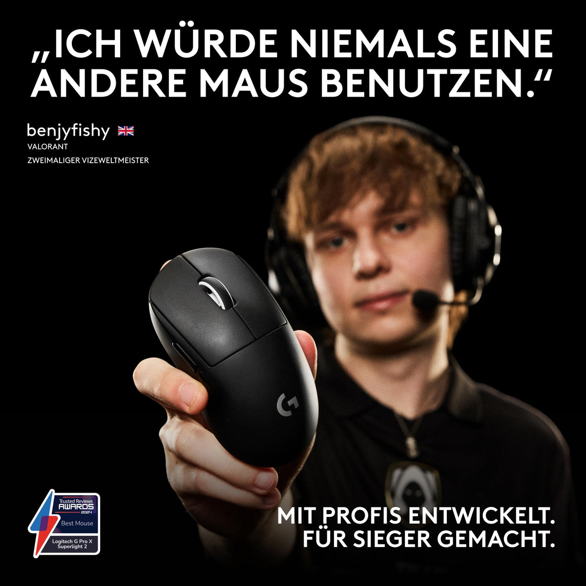 Logitech G PRO X SUPERLIGHT 2 wireless gaming mouse - 910-006798