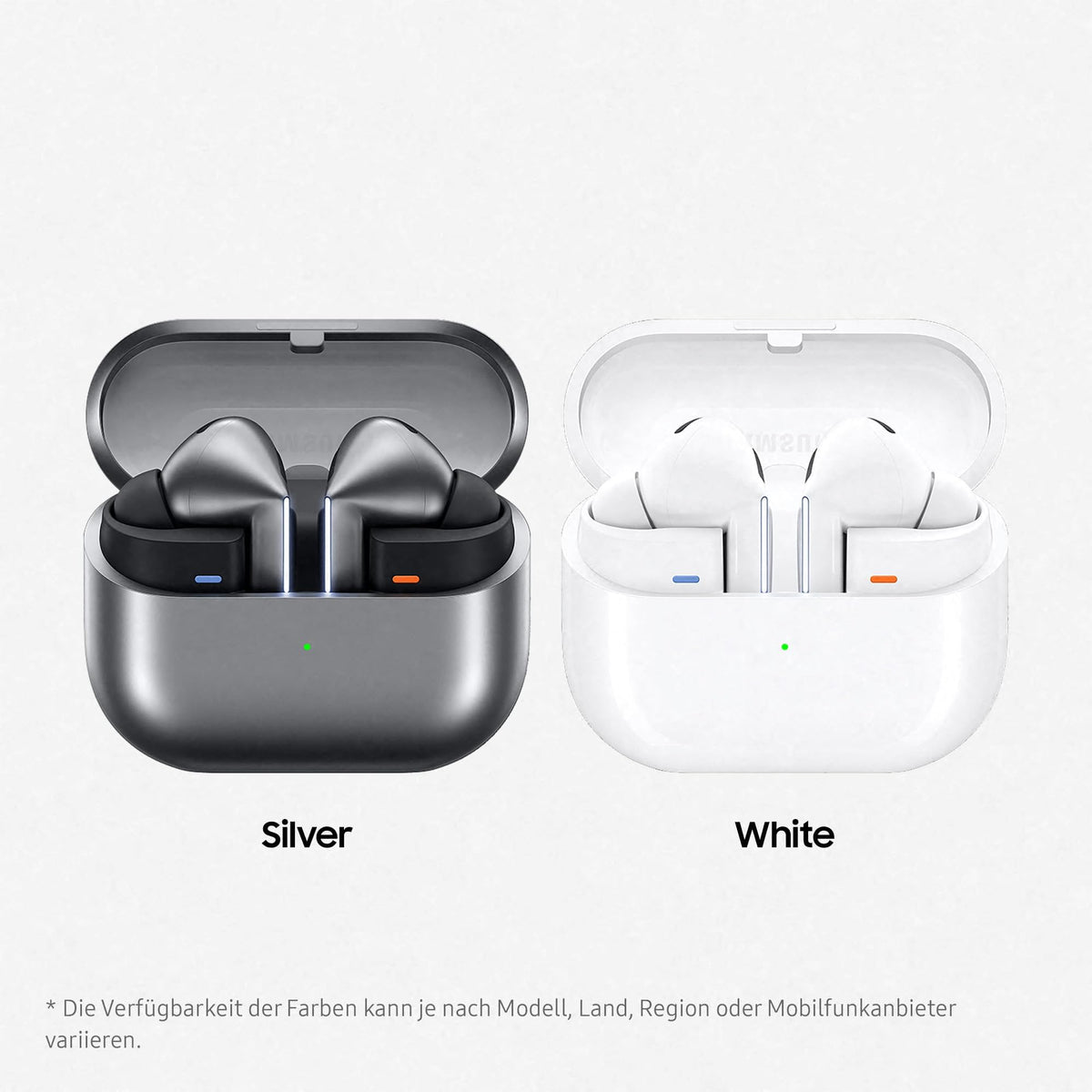 Samsung Galaxy Buds3 Pro Wireless Bluetooth Headphones, Active Noise Cancelling (ANC), Adaptive Noise Control, 360 Audio, In-Ear Headphones with Hi-Fi Sound, Silver, Includes Anymode Clear Cover - SM-R630NZAADBT