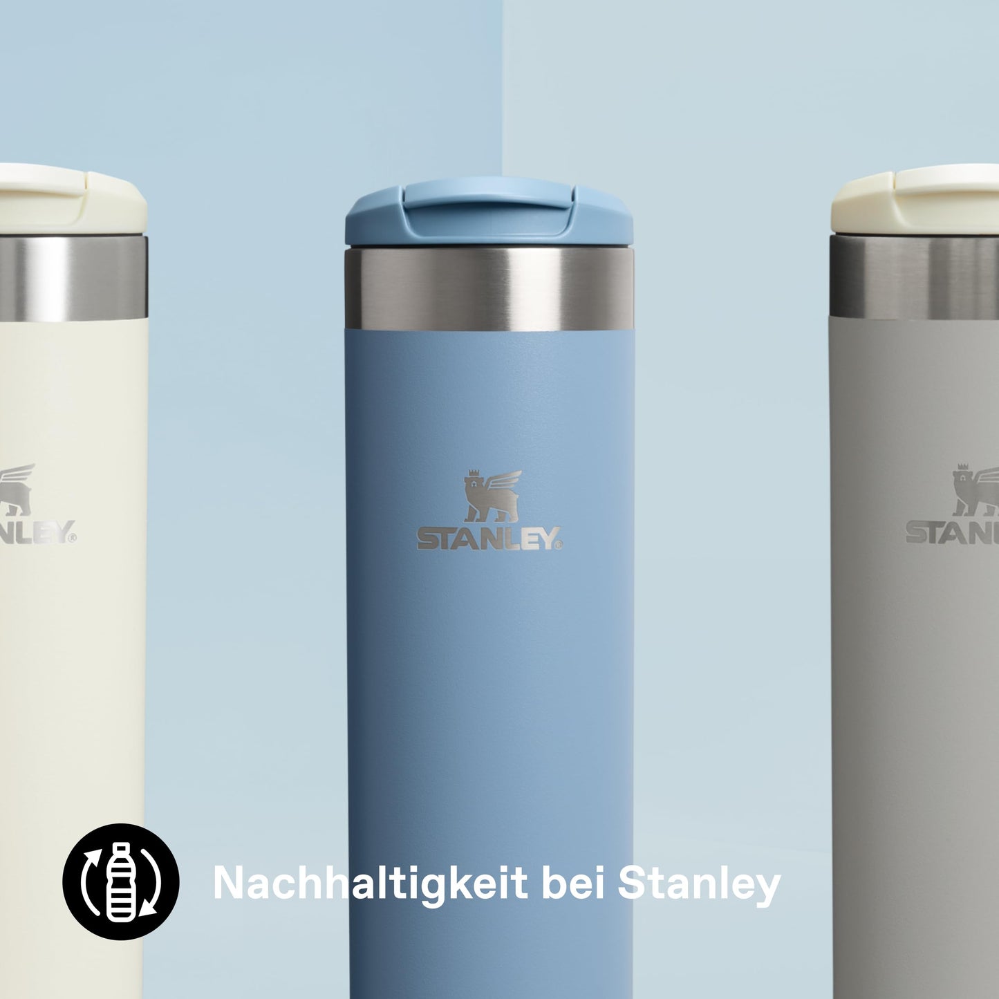 Stanley 1913 Aerolight Transit Thermo Mug 0.6L - Keeps Hot for 8 Hours - Dishwasher Safe - Coffee Mug To Go Leak-Proof - Compatible with Common Car Drink Holders - Indigo - 10-10789-172