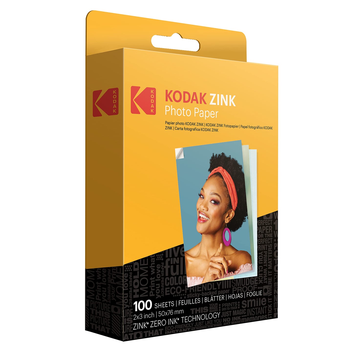 Kodak 2x3 Premium Zink Photo Paper (100 Sheets) - RODZ2X3100