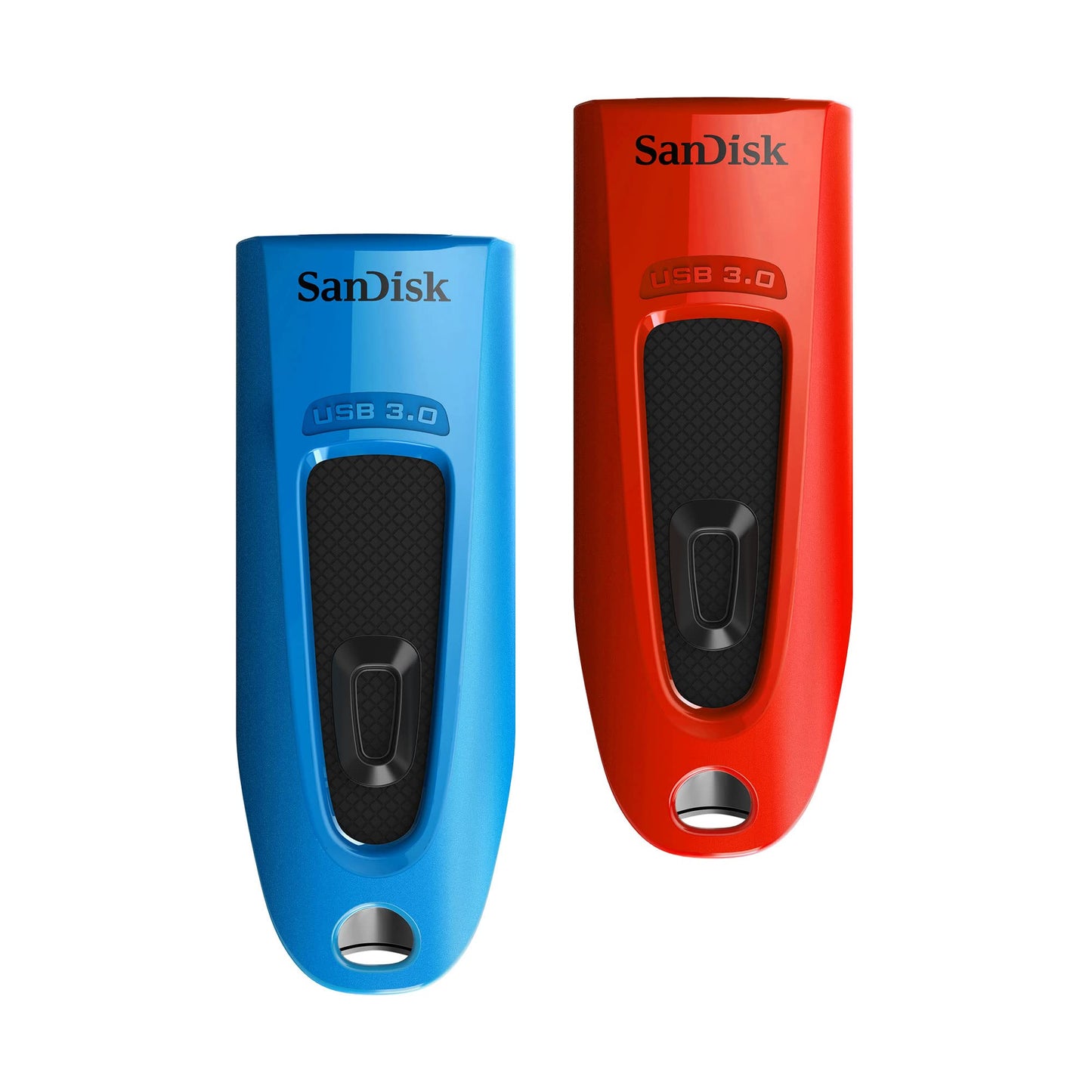 SanDisk Ultra USB 3.0 flash drive 64 GB (SecureAccess software, password protection, transfer speed of up to 130 MB/s) Blue/Red - SDCZ48-064G-G46BR2