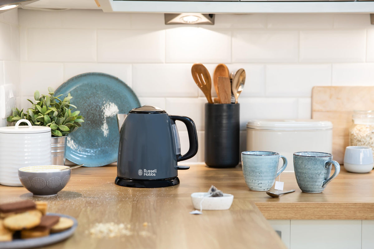 Russell Hobbs Kettle, 1.0 l, Stainless Steel, Rapid Boil Function - 24994-70