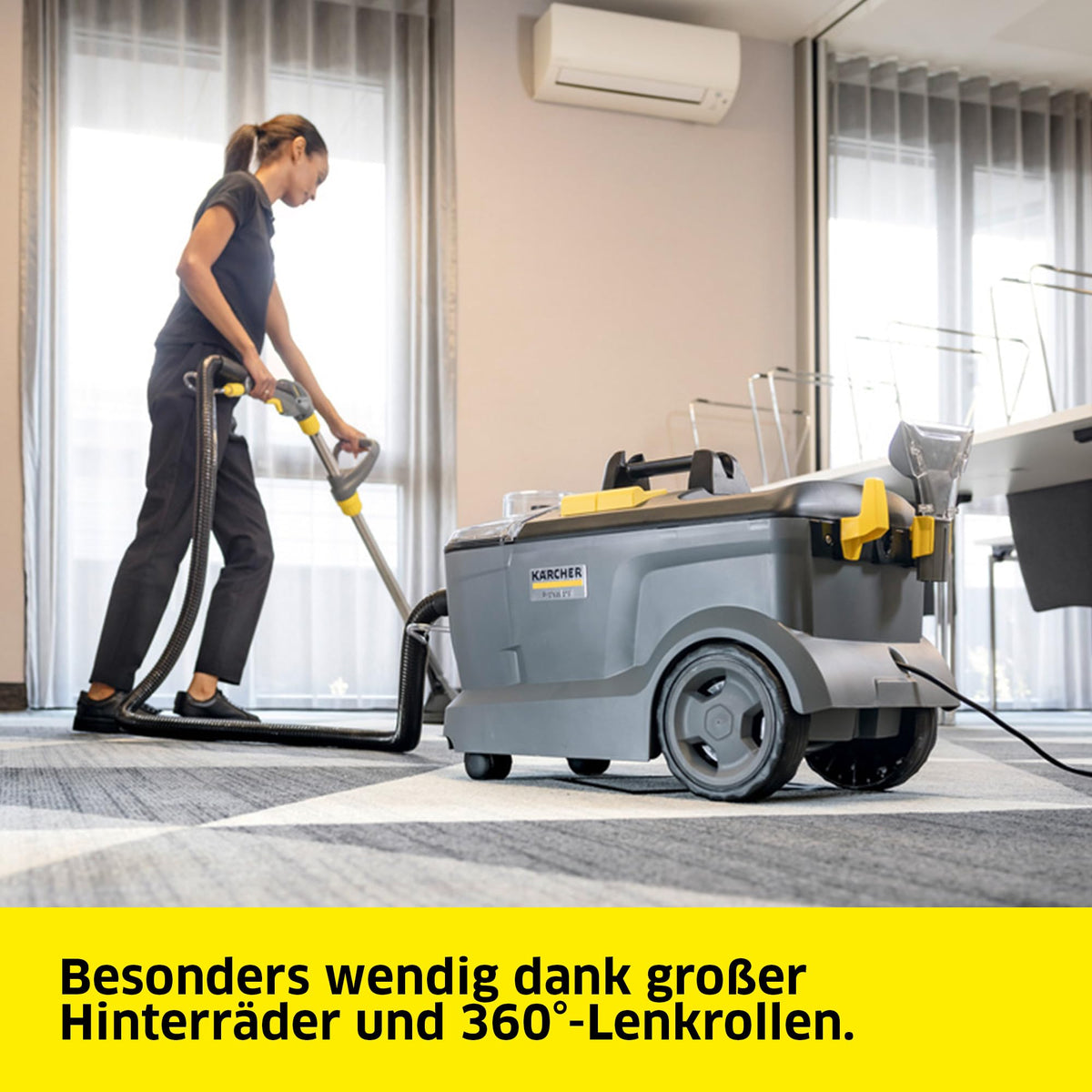Kärcher Puzzi 10/1 Edition Carpet Cleaner, for Upholstery and Textiles, 10 L, 20-25 m²/h, 10.5 kg, Gray - ‎1.100-131.0