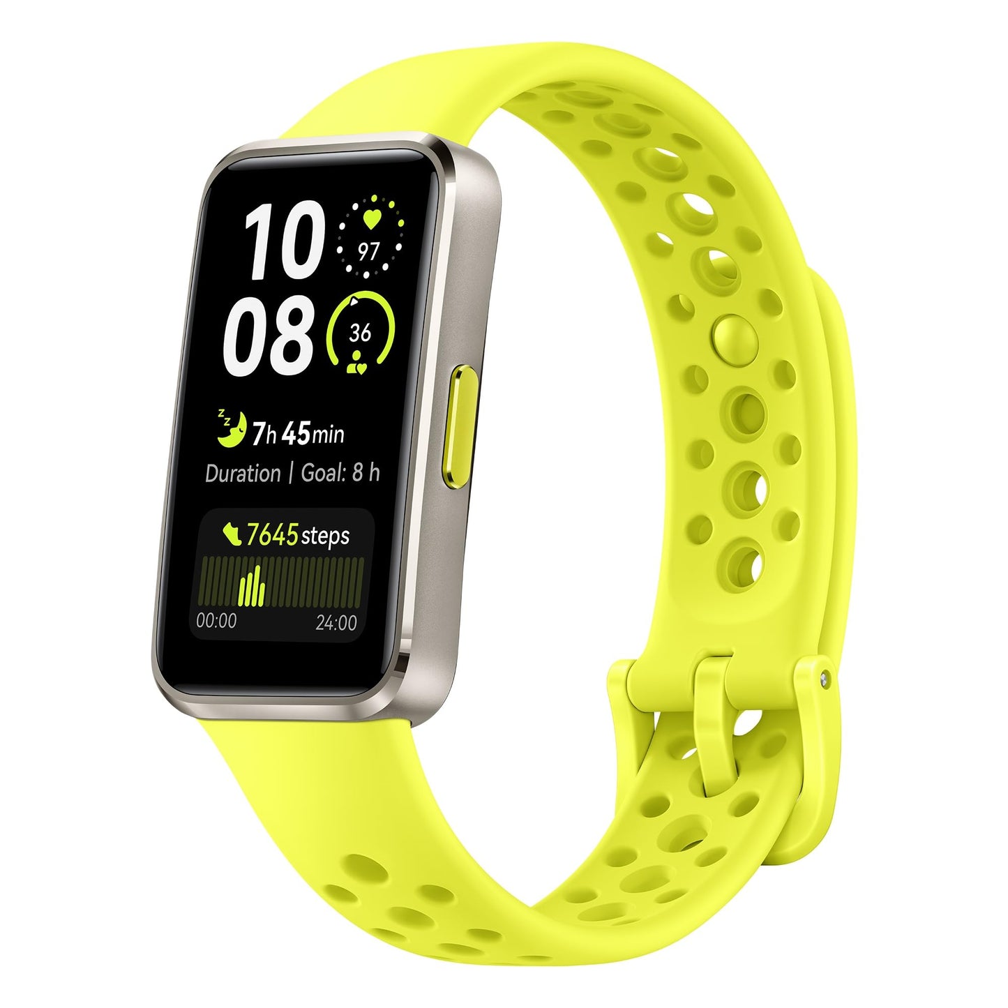 HUAWEI Band 10 Smartwatch, AI-Powered Fitness Tracking, Professional Sleep Analysis, Up to 14 Days Battery Life, Slim Aluminum Alloy Body, for iOS & Android, Green - Nora-B29F