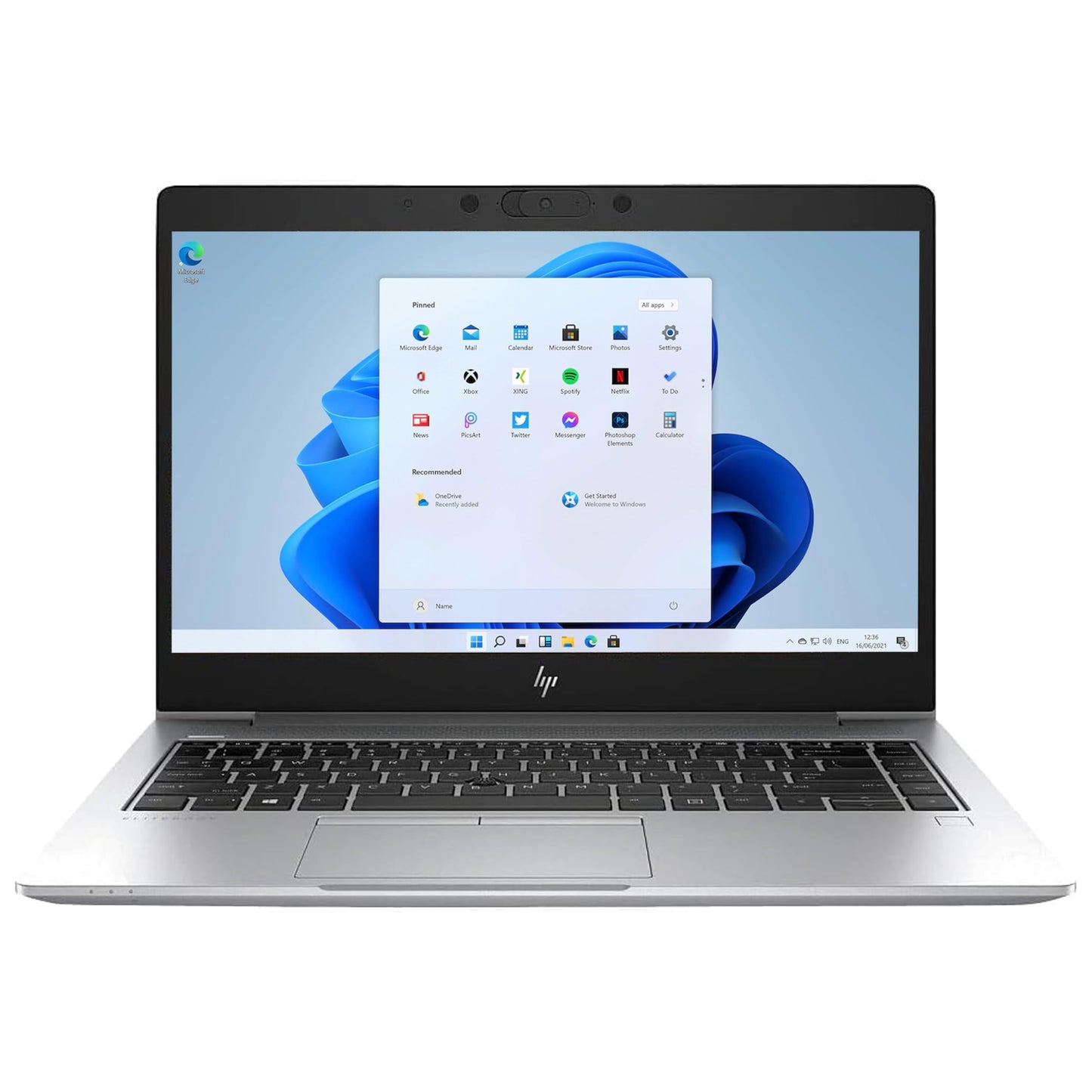 HP EliteBook 840 G6 14" FHD Display, Intel Core i5 8265U 3.90 GHz, 16 GB RAM, 512 GB SSD, Intel UHD Graphics, Silver, Windows 11 (Refurbished)