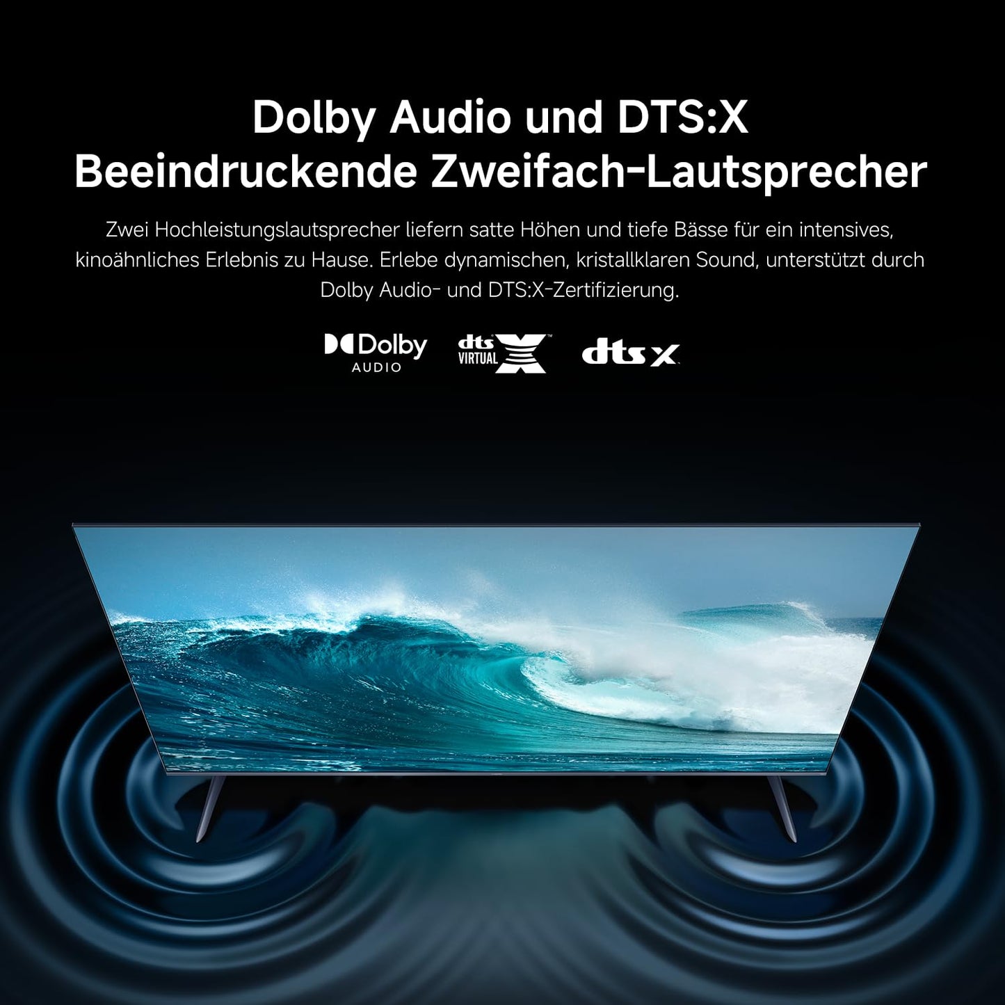 Xiaomi TV F Pro 75 (190 cm), 4K UHD QLED, Smart TV, Fire OS8, Triple Tuner DVB-C/S/S2/T/T2, HDR10+, 60Hz with 120Hz Game Boost Mode, MEMC, Voice control with Alexa, 2GB+32GB, Compatible with Apple AirPlay - L75MB-FPEU