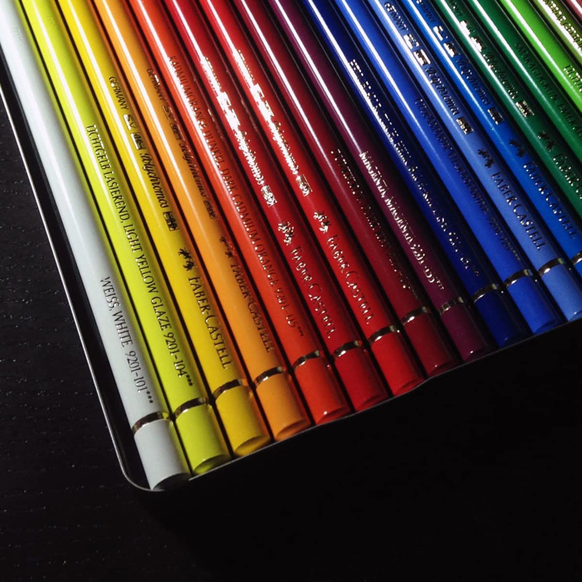 Faber-Castell - Polychromos colored pencils set 24 colors metal case - 110024