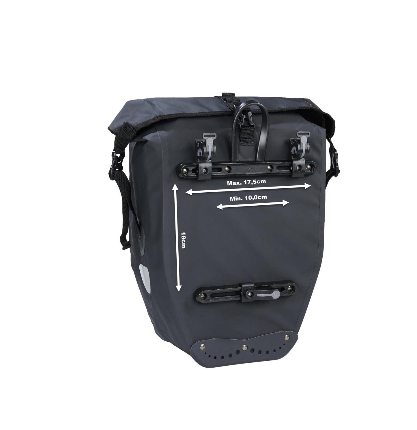 Büchel bicycle bag for luggage rack I 25.4 L - 100% waterproof I with carrying handle and shoulder strap I bicycle bag luggage rack, luggage rack bag, rear bicycle bags - 81518003