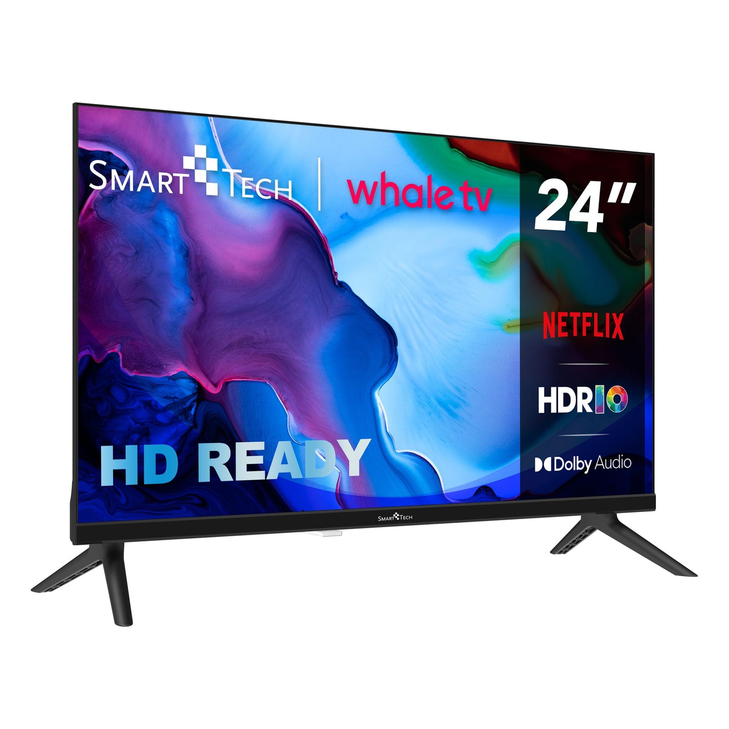 Smart Tech 24HH01V TV 24 inch Smart TV - HDR TV with HD resolution, Bluetooth and triple tuner, Whale TV (2026)