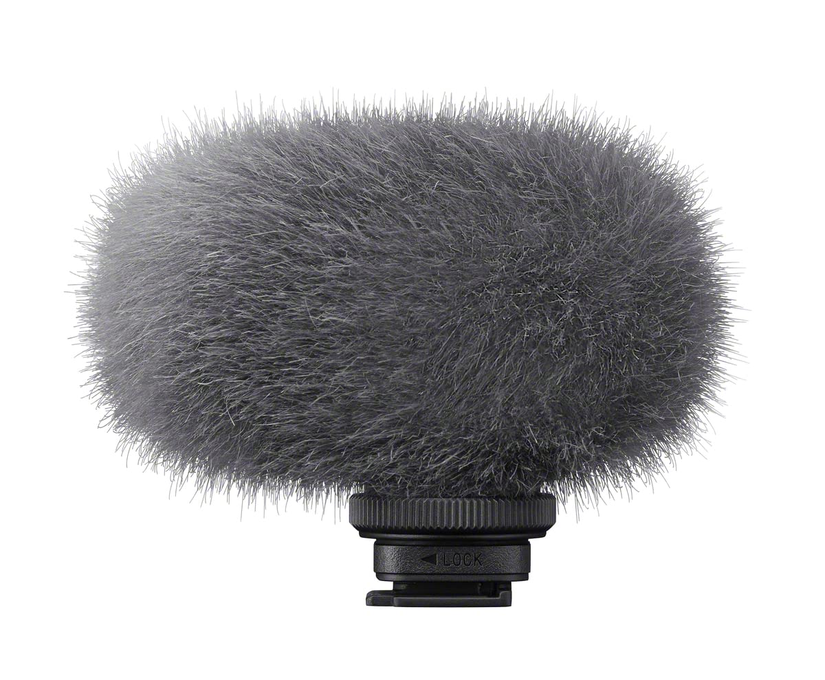 Sony ECM-G1, Shotgun Microphone, Clear Sound, Wind Protection, Compact & Lightweight, Ideal for Cameras, Vlogs, Content Creation, Streaming - ECMG1Z.SYU