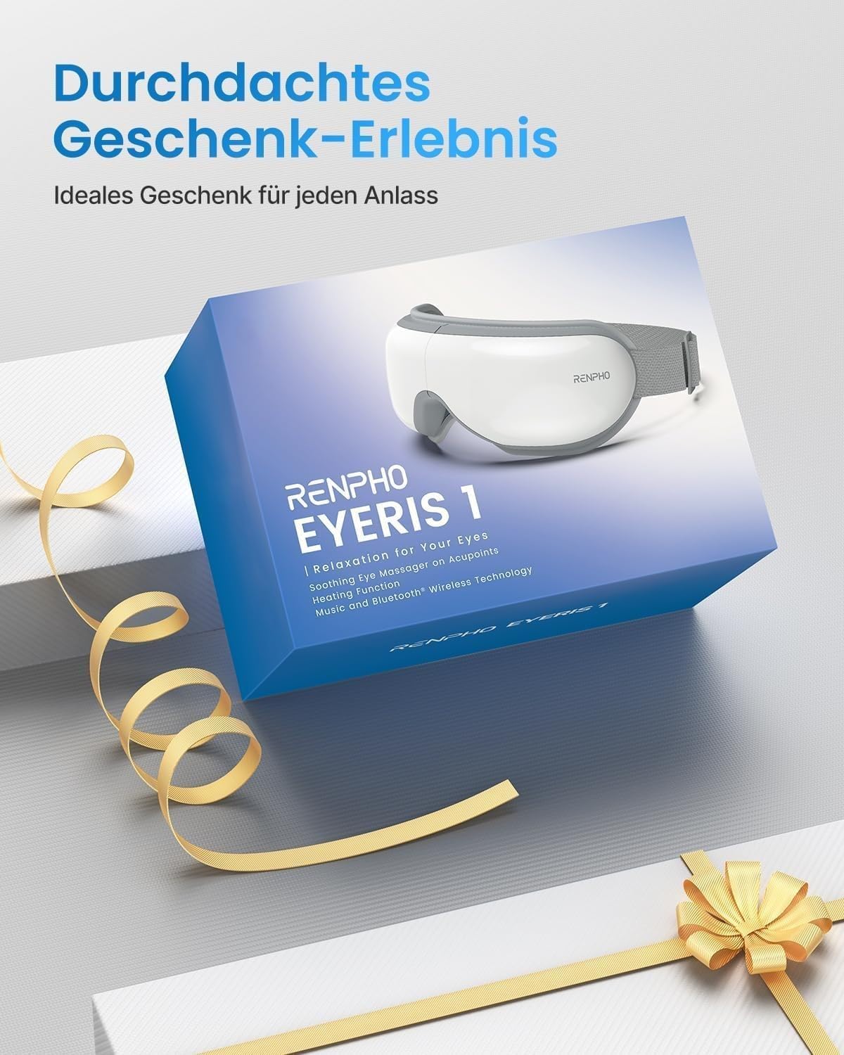 RENPHO Eye Massager with Heat, Wellness Gifts for Women and Men - RF-EM001