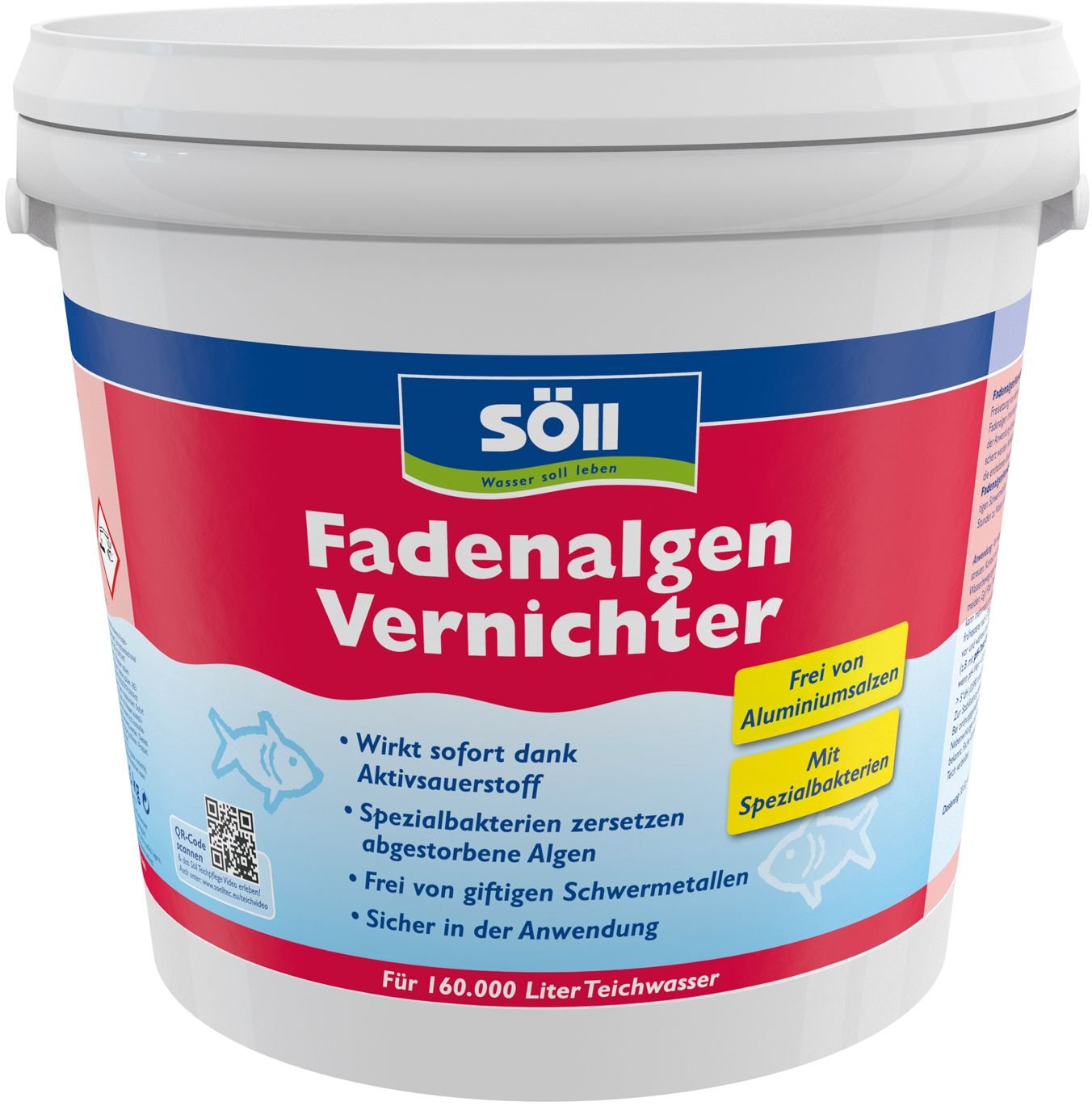 Söll thread algae killer with active oxygen 5 kg, immediate effect - 80590