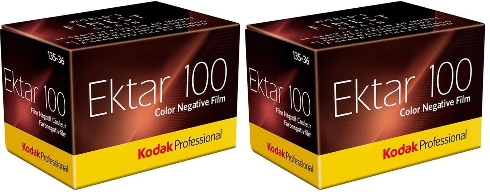 Kodak 6031330 Professional Ektar 100-36 Color Negative Films (Pack of 2)