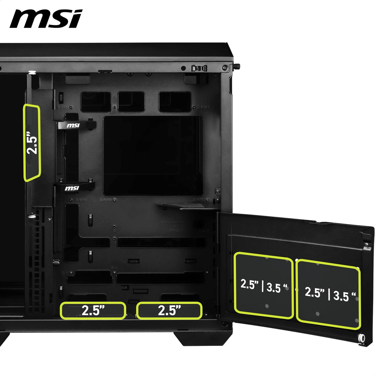 MSI MAG PANO 100L PZ - ATX PC Case - 306-7G26L21-HH9