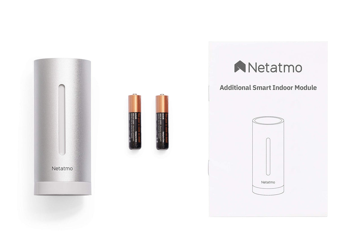 Netatmo Modul suplimentar inteligent pentru stația meteo, argintiu - Netatmo, NIM01-WW