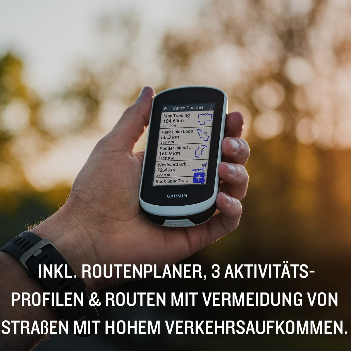 Garmin Edge Explore 2 - GPS pentru biciclete pentru cicliști de tură și utilizatori de E-Bike, ecran tactil de 3", utilizare ușoară, rutare specifică pentru E-Bike, hartă europeană preinstalată și autonomie a bateriei de până la 16 ore. - 010-02703-10