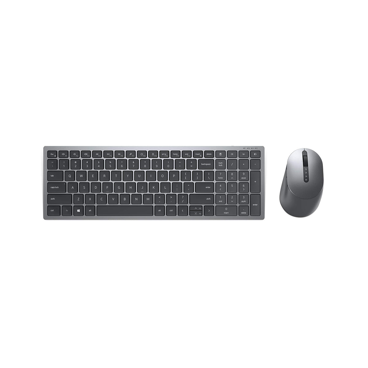 Dell Multi-Device Wireless Keyboard and Mouse - KM7120W - German (QWERTZ) - KM7120W-GY-GER