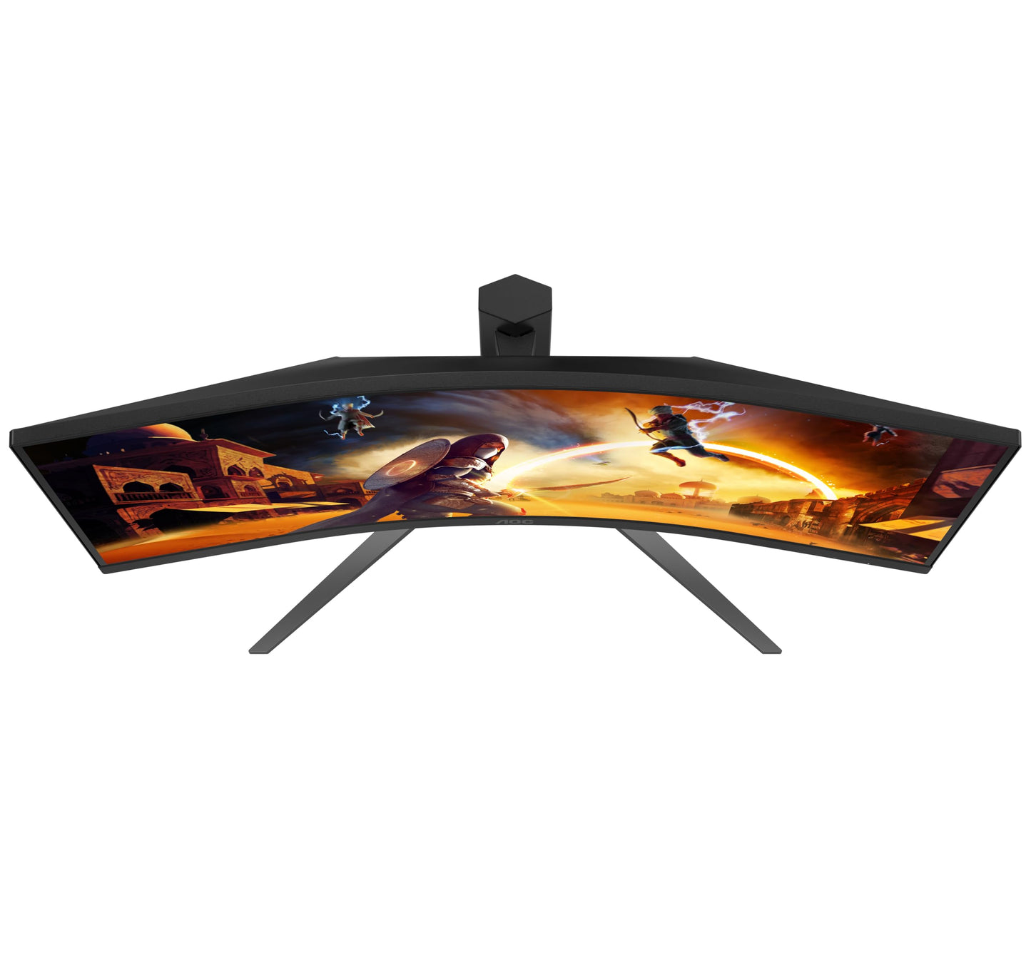 AOC CU34G4Z 34 inch curved, UW-QHD USB hub gaming monitor, 240Hz, Fast VA panel, 1ms GtG, HDR400, FreeSync Premium, height adjustment, (3440x1440 HDMI 2X 2.1 DP 1x 1.4) black