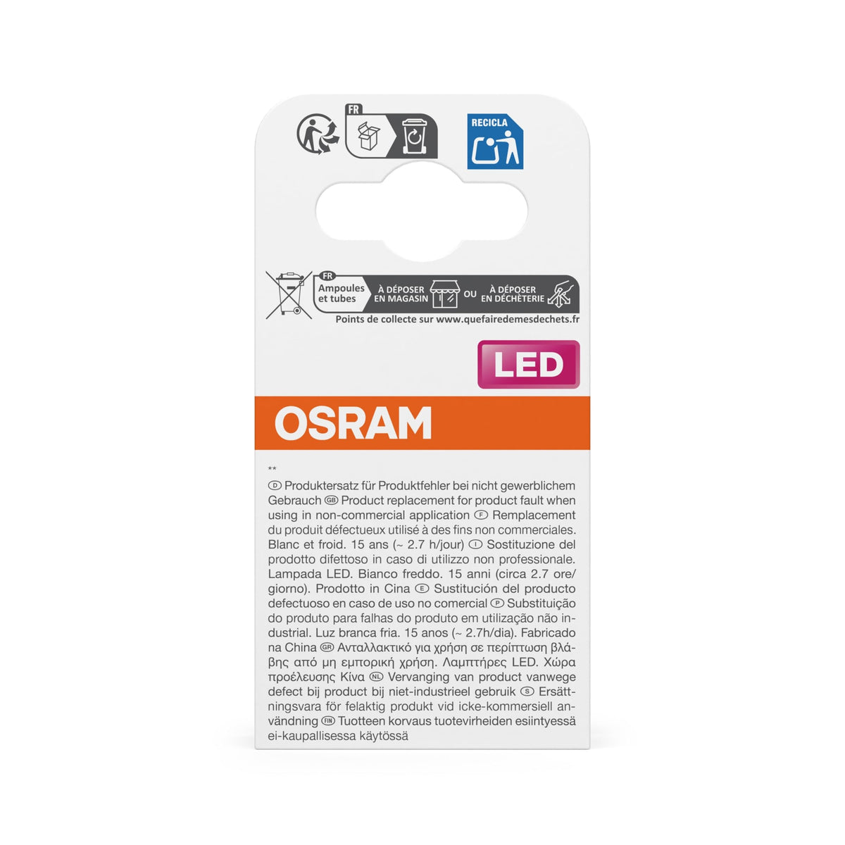 Osram LED Spot Star PAR16 Reflector, 4000 K neutral white, 3.7 W, GU10, 36°, 350 lm, clear, for spot lighting, accent light, 15,000h - 4099854458637