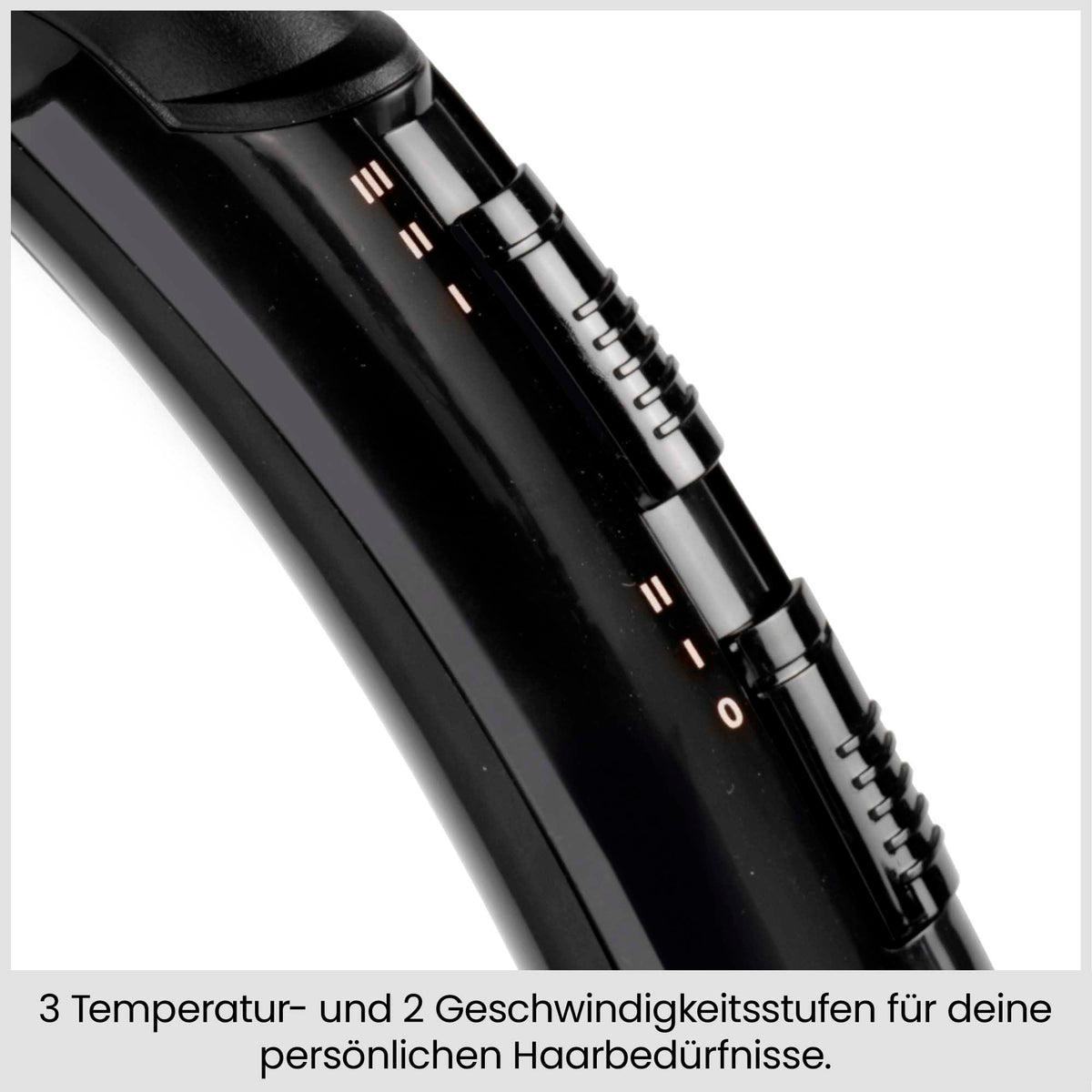 BaByliss Hair Dryer Cordkeeper – Powerful 2000W hairdryer with a unique 1.65m cord retraction, ion technology with anti-frizz, 3 heat settings & 2 speed settings, Black, D373E